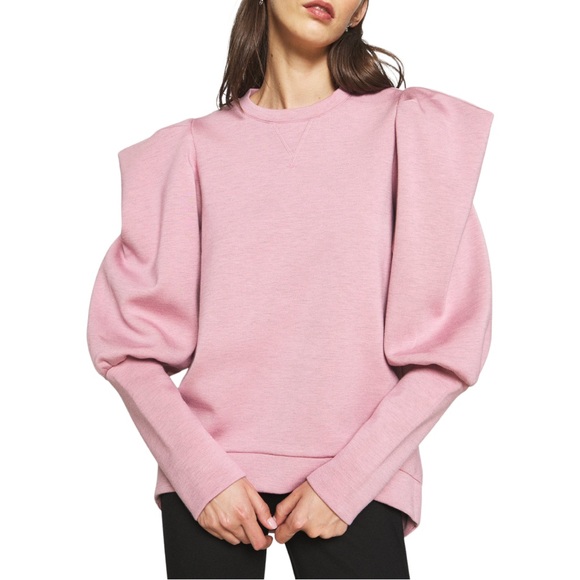TED BAKER ‘Cherida’ Puff Sleeve Sweatshirt. Size Medium - Picture 2 of 15